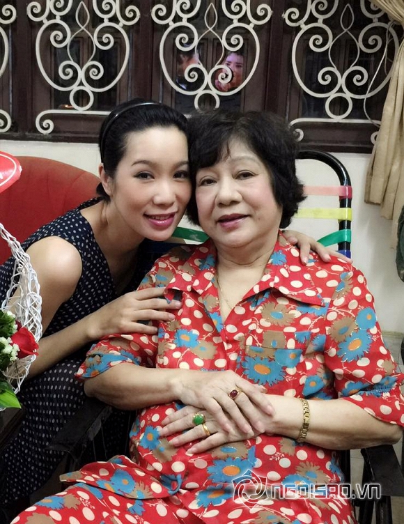 mẹ Trịnh Kim Chi, Trịnh Kim Chi, Trịnh Kim Chi mừng sinh nhật mẹ, diễn viên Trịnh Kim Chi, tin ngôi sao, mẹ Trịnh Kim Chi đẹp, tin ngoi sao, me Trinh Kim Chi