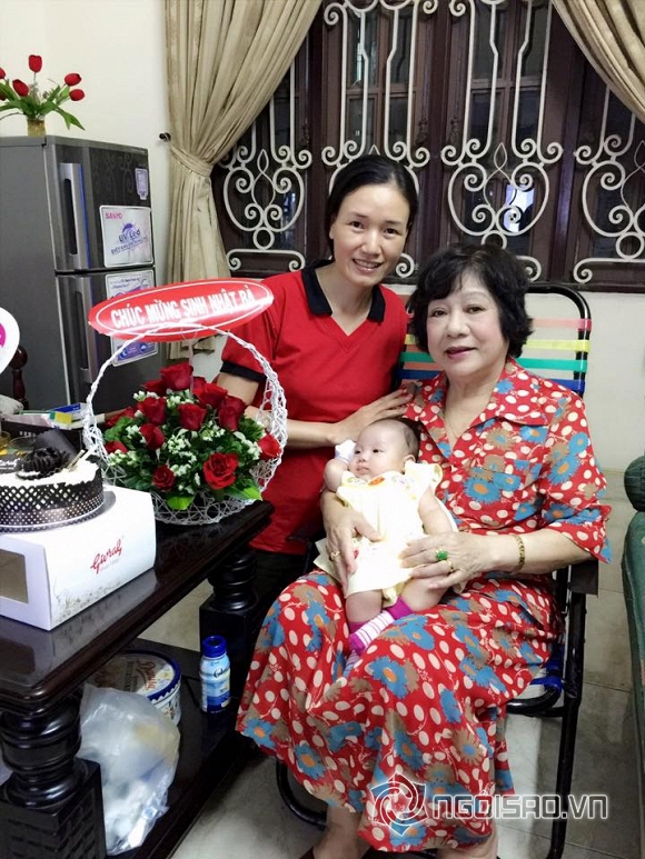 mẹ Trịnh Kim Chi, Trịnh Kim Chi, Trịnh Kim Chi mừng sinh nhật mẹ, diễn viên Trịnh Kim Chi, tin ngôi sao, mẹ Trịnh Kim Chi đẹp, tin ngoi sao, me Trinh Kim Chi