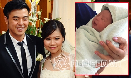 sao Việt,vợ chồng MC Tuấn Tú,Tuấn Tú làm tiệc sinh nhật con,con trai đầu lòng của Tuấn Tú