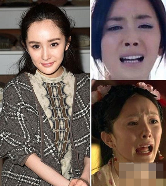 sao hoa ngữ,khoảnh khắc mặt xấu của sao hoa ngữ,sao hoa ngữ kém duyên