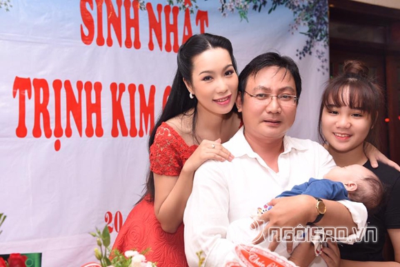 trinh kim chi, trinh kim chi sinh nhat, a hau trinh kim chi, trinh kim chi xinh con, hanh phuc cua trinh kim chi, anh trinh kim chi, trinh kim chi quyen linh, tin tuc sao
