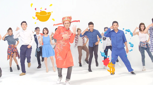 dieu-nhay-than-tai-268-3-ngoisao 0 Điệu nhảy Thần Tài, MV Thần tài ngày nay, Hoài Linh