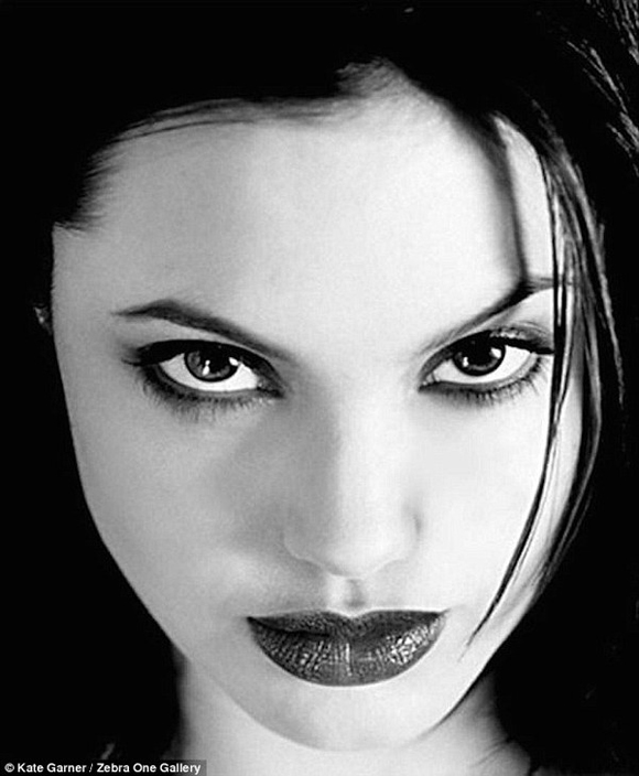 Angelina Jolie, nude photos of Angelina Jolie, Angelina Jolie at 20 years old, photos of Angelina Jolie for sale, black and white photos of Angelina Jolie, young Angelina Jolie, rebellious Angelina Jolie