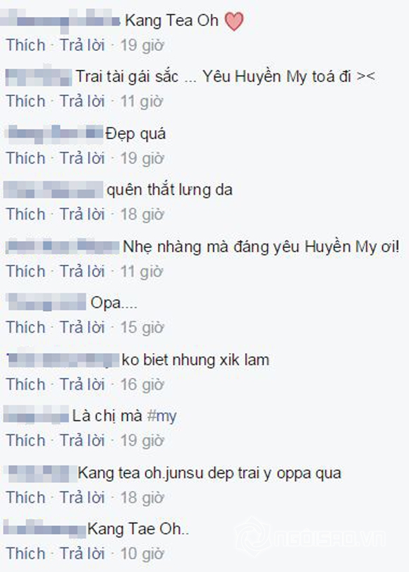 a hau huyen my, kang tea oh, a hau huyen my va kang tea oh, huyen my va kang tea oh, huyen my xinh dep, anh huyen my, tin tuc sao