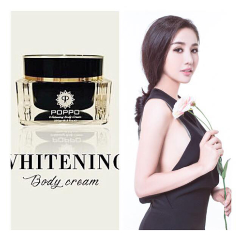 Hotgirl Bella, mỹ phẩm Poppo, Sữa tắm trắng, Poppo whitetening body cream