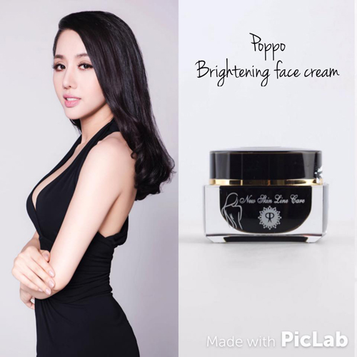 Hotgirl Bella, mỹ phẩm Poppo, Sữa tắm trắng, Poppo whitetening body cream