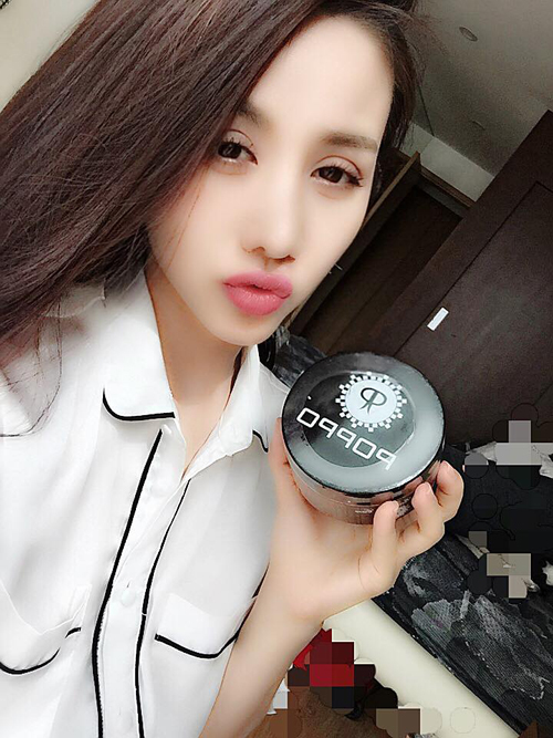 Hotgirl Bella, mỹ phẩm Poppo, Sữa tắm trắng, Poppo whitetening body cream