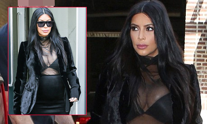 Kim Kardashian, Kim Kardashian mặc áo rách, Kim Kardashian  mang bầu, thời trang Kim Kardashian, ngôi sao truyền hình thực tế Kim Kardashian, sao ngoại, sao hollywood