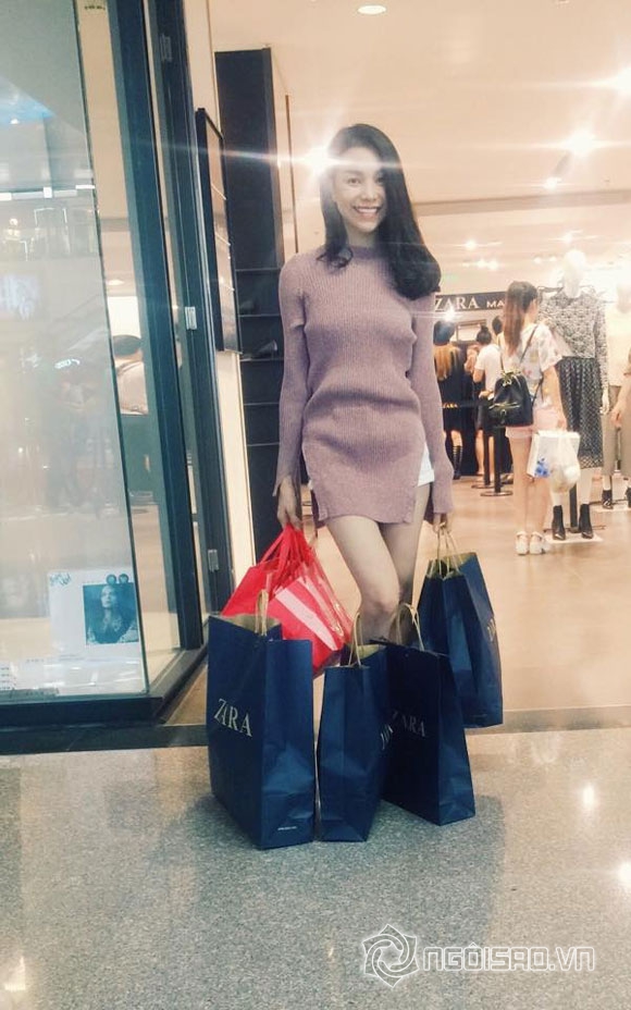 Trà Ngọc Hằng,Trà Ngọc Hằng sắm hàng hiệu,Trà Ngọc Hằng street style,sao việt
