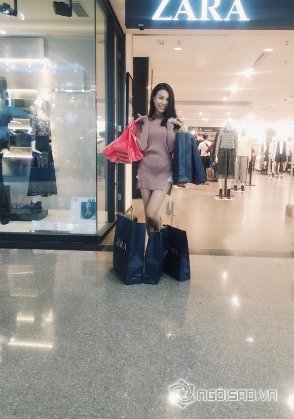 Trà Ngọc Hằng,Trà Ngọc Hằng sắm hàng hiệu,Trà Ngọc Hằng street style,sao việt