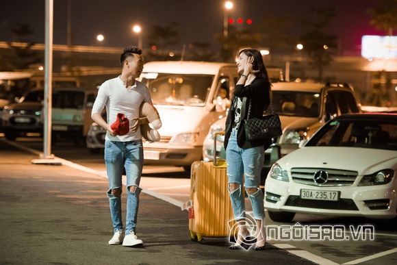 Á hậu huyền my,á hậu việt nam 2014,hoa hậu việt nam 2014,huyền my được bố tháp tùng,á hậu huyền my sang anh quốc,sao việt