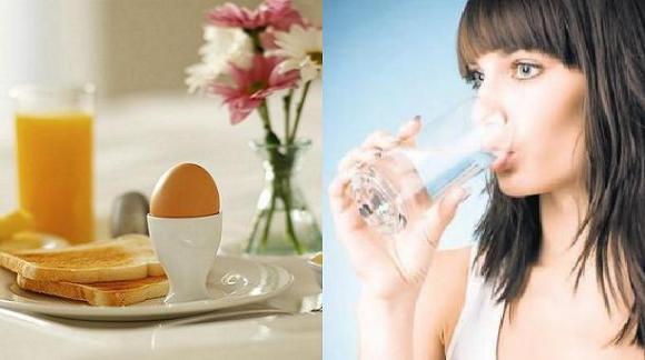 Giảm cân mà không cần tập thể dục, đốt cháy calo, uống nhiều nước, không bỏ bữa sáng, nhật kí ăn uống hằng ngày