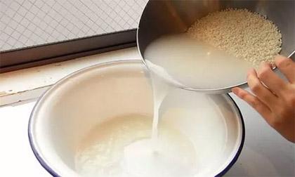 nước vo gạo, tác dụng của nước vo gạo, công dụng của nước vo gạo