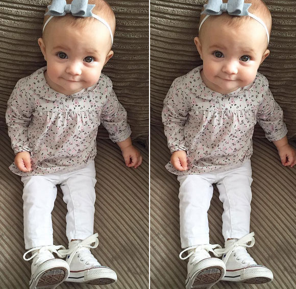 cô bé 8 tháng tuổi,thời trang của bé 8 tháng tuổi,Tiny Freya Fossaceco,Tiny Freya Fossaceco thời trang cực yêu