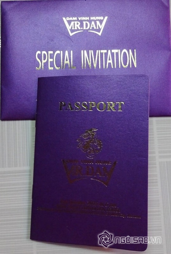 Đàm Vĩnh Hưng, ca sĩ Đàm Vĩnh Hưng, thiệp mời sinh nhật Đàm Vĩnh Hưng, Đàm Vĩnh Hưng tổ chức sinh nhật, sinh nhật Mr. Đàm, sao việt