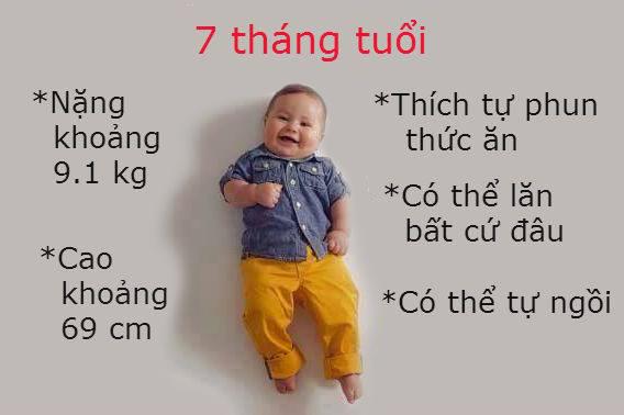 sự phát triển của trẻ, sự phát triển của trẻ qua từng tháng tuổi, mẹ chăm con, trẻ phát triển tốt, chăm em bé