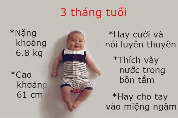 sự phát triển của trẻ, sự phát triển của trẻ qua từng tháng tuổi, mẹ chăm con, trẻ phát triển tốt, chăm em bé