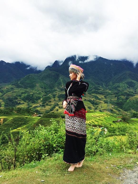 Brandy Ngô, Hoa Hậu Brandy Ngô, Brandy Ngô hóa thân cô gái dân tộc, Brandy Ngô tại sapa