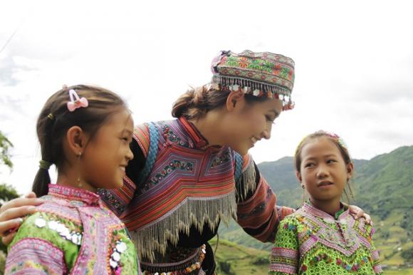 Brandy Ngô, Hoa Hậu Brandy Ngô, Brandy Ngô hóa thân cô gái dân tộc, Brandy Ngô tại sapa