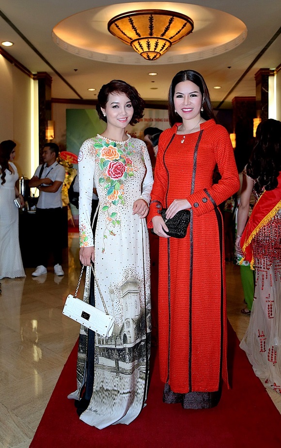 Hoa hậu Bùi Thị Hà,  diễn viên Mai Thu Huyền, Hoa khôi Doanh nhân, sao Việt
