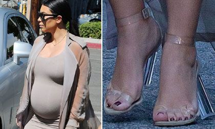 Kim Kardashian , Kim Kardashian mac xuyen thấu , Kim Kardashian bầu to , sao hollywood , Kim Kardashian bị chê béo, ngôi sao