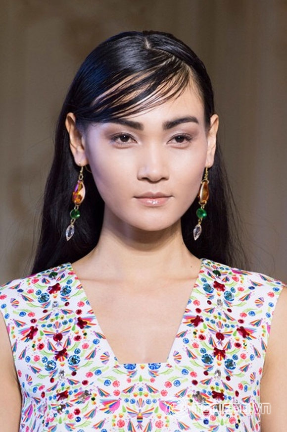 Thùy Trang,Thùy Trang tại Milan,Top 4 Vietnam's Next Top Model 2011 Thùy Trang,siêu mẫu việt,sao việt,siêu mẫu việt trên sàn diễn quốc tế