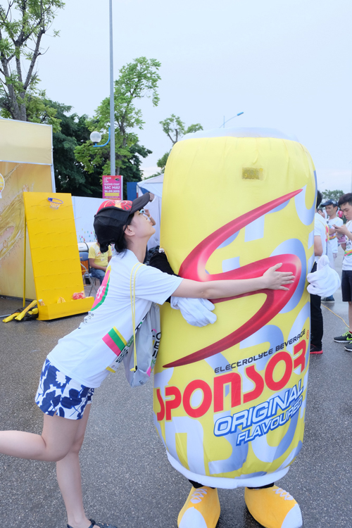 Color Me Run, Yellow me selfie, Sponsor