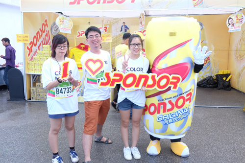 Color Me Run, Yellow me selfie, Sponsor