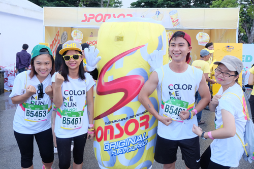 Color Me Run, Yellow me selfie, Sponsor