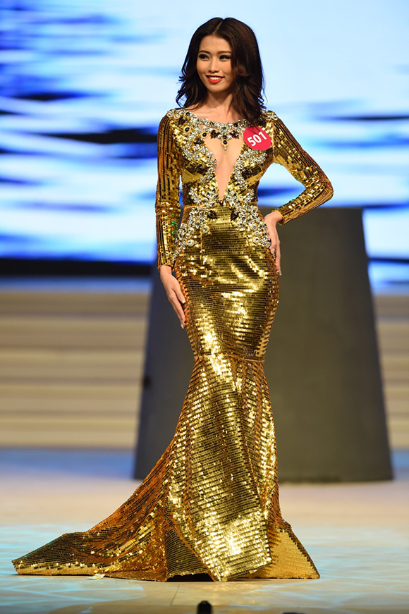 Hoa hậu Hoàn vũ Việt Nam 2015, chung kết Hoa hậu Hoàn vũ Việt Nam, hình ảnh tổng duyệt Hoa hậu Hoàn vũ Việt Nam