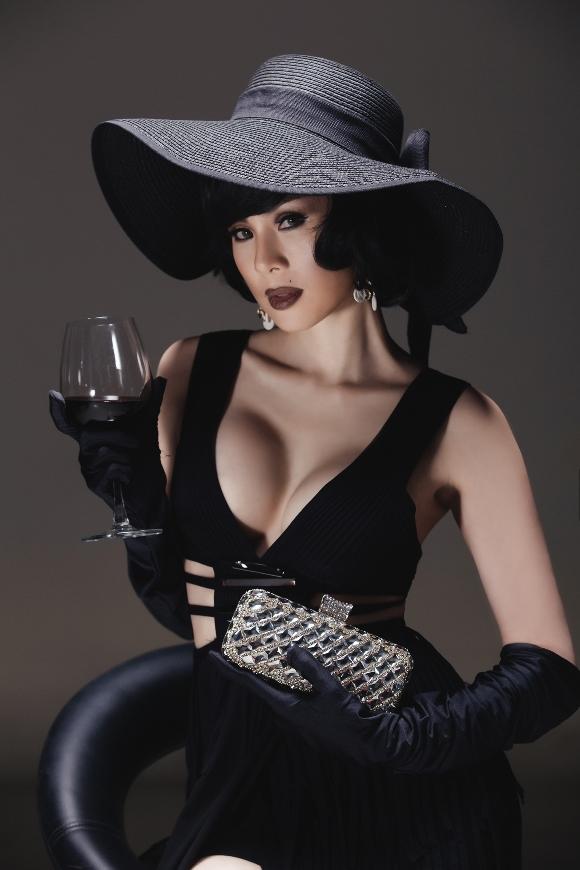  Á hậu Tố Uyên, Thời trang sao việt, Sao Việt, Thời trang phong cách cổ điển