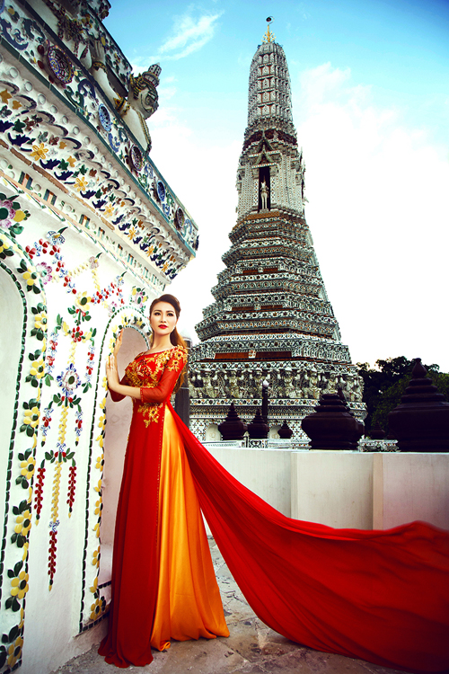 Xuân Nguyễn, Diễn viên Xuân Nguyễn, Áo dài Ngọc Long, Sao Việt