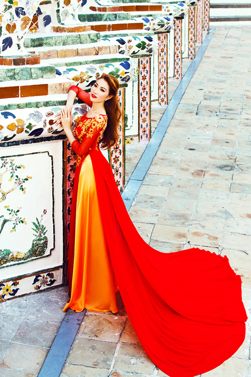 Xuân Nguyễn, Diễn viên Xuân Nguyễn, Áo dài Ngọc Long, Sao Việt