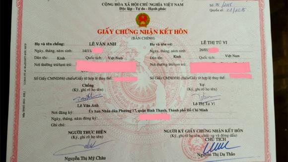 Văn Anh cưới Tú Vi, văn anh đăng ký kết hôn với tú vi, chồng Tú Vi, Văn Anh Tú Vi, Văn Anh, sao Việt
