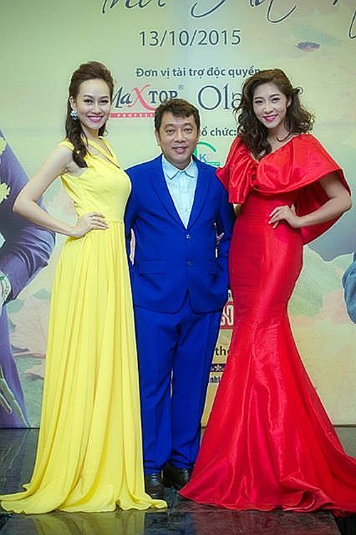 Á hậu Kim Duyên, áo dài Ngô Nhật Huy, Sao Việt