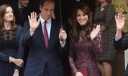 Công nương Kate,Kate Middleton,Công nương Kate lộ vòng một phẳng lì,Công nương Kate trên thảm đỏ,Công nương Kate gầy gò sau khi sinh,sao Hollywood