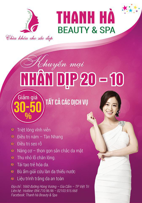 Thanh Hà beauty & Spa, Trị nám da, Trị nám da hiệu quả