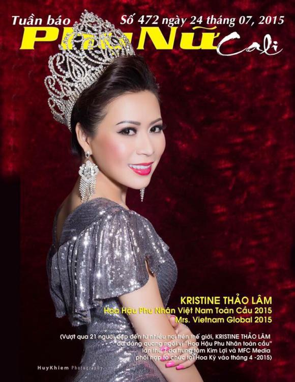Hoa hậu Phu nhân toàn cầu 2015, Kristine Thảo Lâm, Hoa hậu phu nhân Kristine Thảo Lâm, Sao Việt