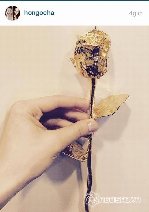 Hồ Ngọc Hà, Hồ Ngọc Hà được tăng quà, hoa hồng vàng, Hồ Ngọc Hà và người yêu đại gia, đại gia của Hồ Ngọc Hà