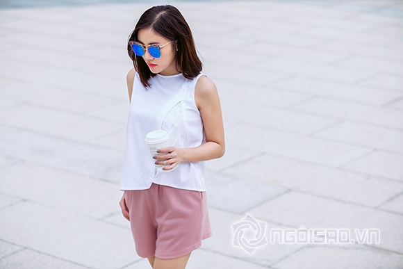 sao Việt, Văn Mai Hương, Văn Mai Hương khoe streetstyle nổi bật , Văn Mai Hương đẹp vạn người mê