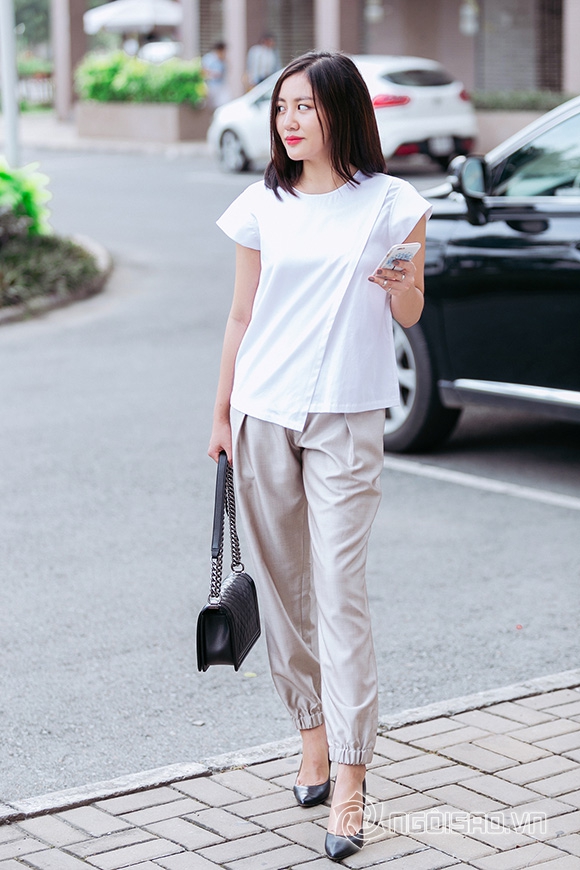 sao Việt, Văn Mai Hương, Văn Mai Hương khoe streetstyle nổi bật , Văn Mai Hương đẹp vạn người mê