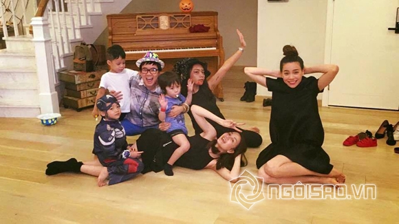 Hà Hồ,Hồ Ngọc Hà,Hà Hồ nhí nhảnh mở tiệc đón Halloween,Hà Hồ đón Halloween cùng con trai,Hà Hồ mở tiệc cùng con trai Subeo,con trai Hà Hồ,sao Việt