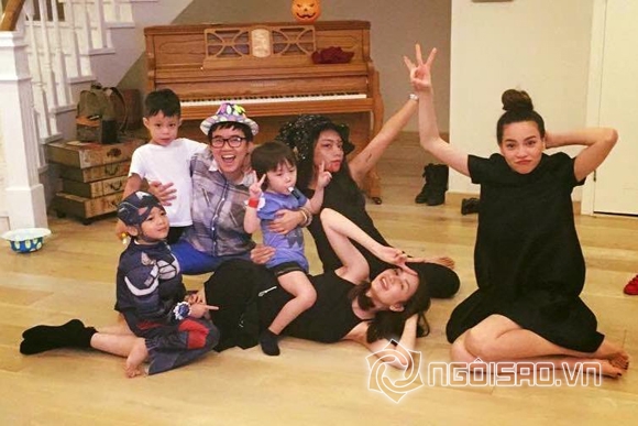 Hà Hồ,Hồ Ngọc Hà,Hà Hồ nhí nhảnh mở tiệc đón Halloween,Hà Hồ đón Halloween cùng con trai,Hà Hồ mở tiệc cùng con trai Subeo,con trai Hà Hồ,sao Việt