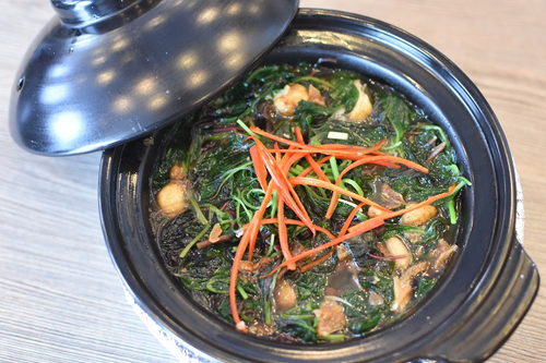 poach-vegetable-w-preserved-fish-1-ngoisao 4 Dim Tu Tac, ẩm thực Hong Kong, Nhà hàng ẩm thực Hong Kong