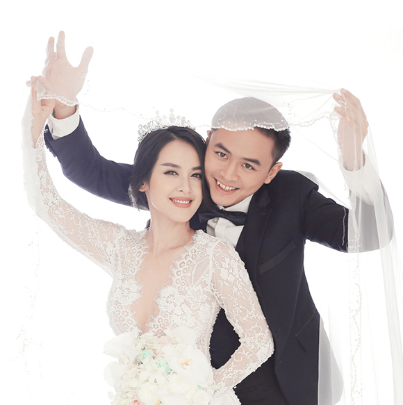 sao Việt, Tú Vi, diễn viên Tú Vi, Tú Vi - Văn Anh, ảnh cưới đẹp như mơ của Tú Vi - Văn Anh 