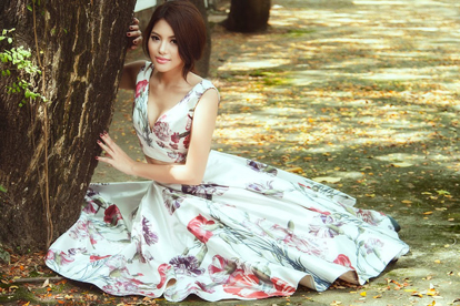 Ly Na Trang, Diễn viên Ly Na Trang, Sao Việt, Ly Na Trang khoe vẻ đẹp tinh khôi