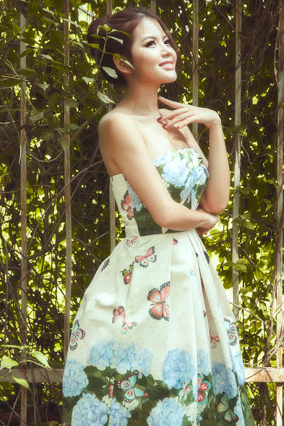 Ly Na Trang, Diễn viên Ly Na Trang, Sao Việt, Ly Na Trang khoe vẻ đẹp tinh khôi