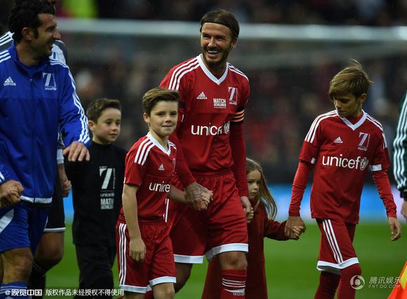 David Beckham, David Beckham và các con, cầu thủ David Beckham, con của David Beckham