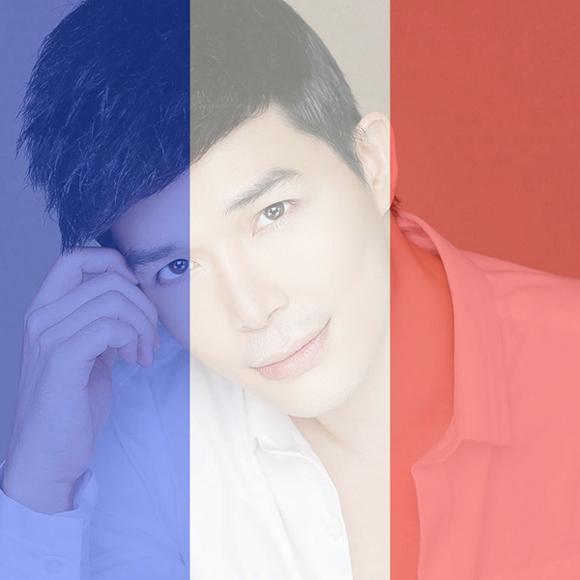 Đổi hình đại diện cầu nguyện cho nước Pháp, Sao Việt, Đặng Thu Thảo, Nam vương Tùng Ngô