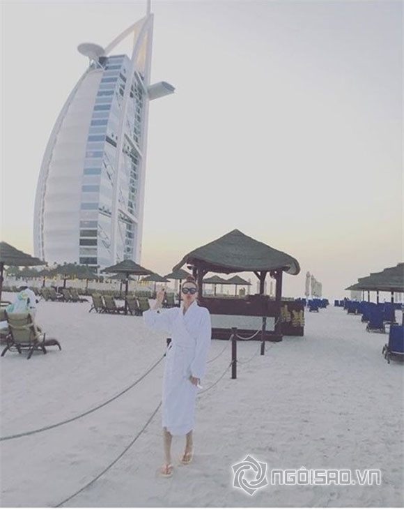 hà hồ,hà hồ khoe bánh dát vàng,hà hồ nghỉ dưỡng dubai,scandal của hà hồ,hà hồ và đại gia kim cương